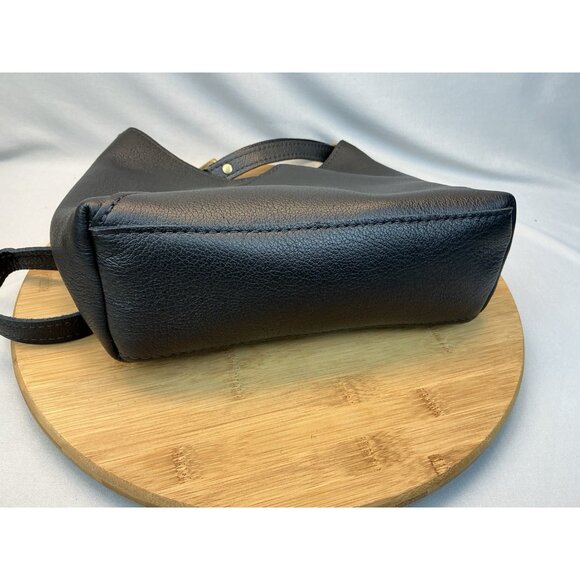 Portland Leather Goods Naomi Small Black Shoulder Bag NWOT - Picture 6 of 7